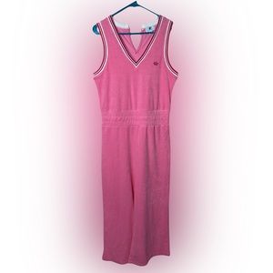 Juicy Couture Pink Jumpsuit Size Medium